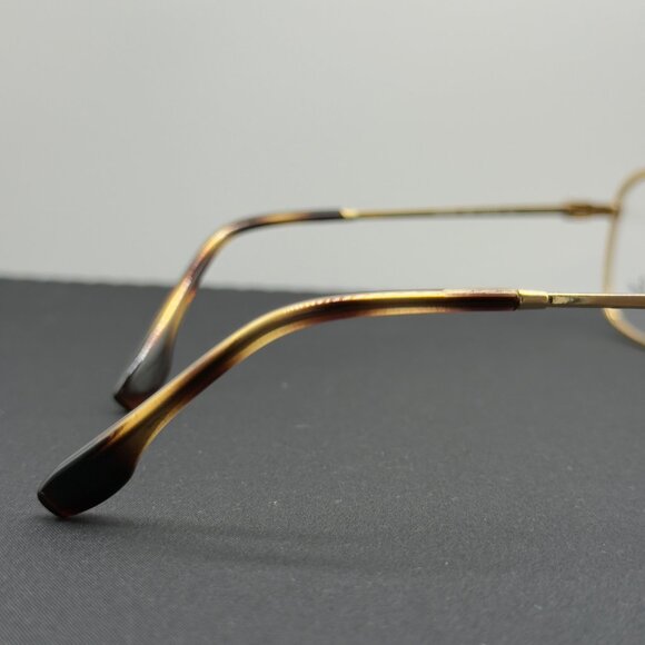 Ray Ban Eyeglasses Frame RB6495 2945 Havana on Gold 54-19-145 RX Able with Case - Picture 12 of 13